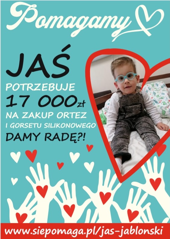 plakat z wizerunkiem Jasia Jabłońskiego